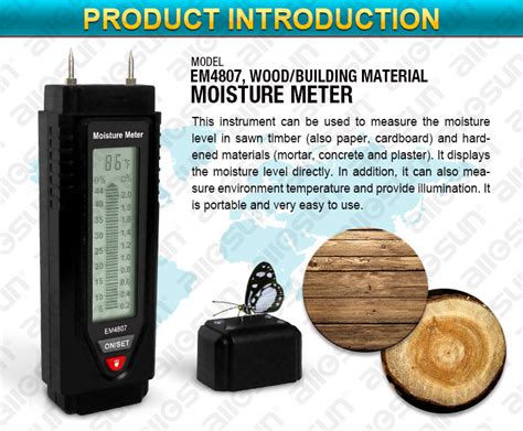 EM4807 Wood moisture meter